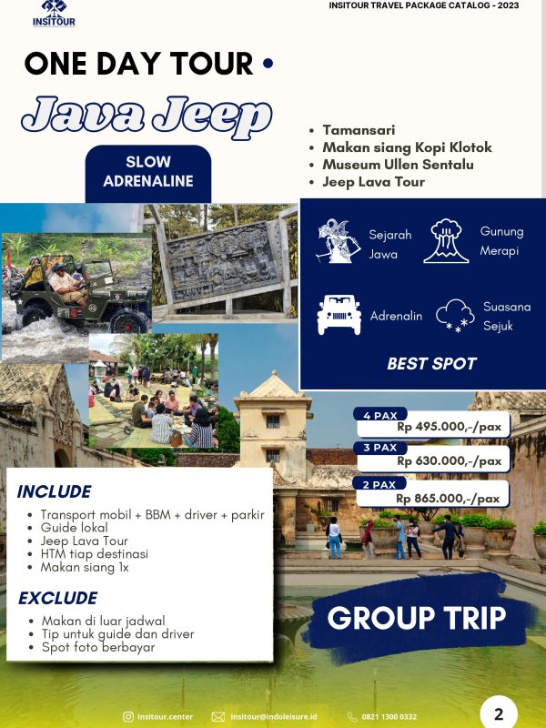 Katalog Java Jeep Tour