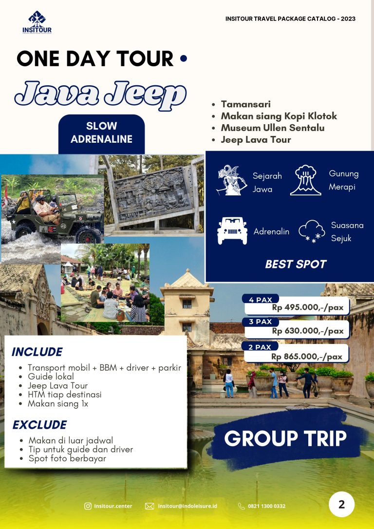 Katalog Java Jeep Tour